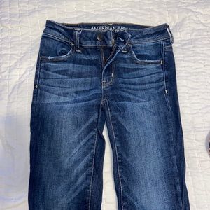 American eagle dark jeggings